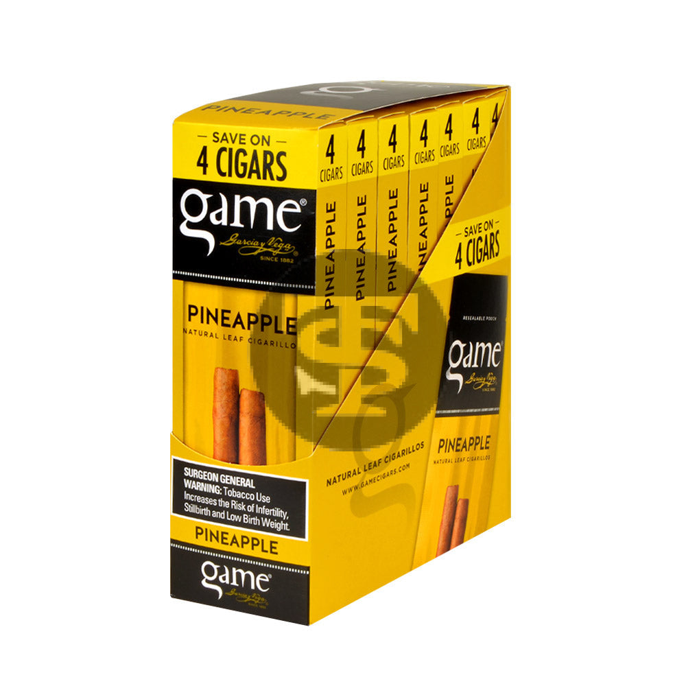 Game Vega Cigarillos 7 Packs of 4 Pineapple