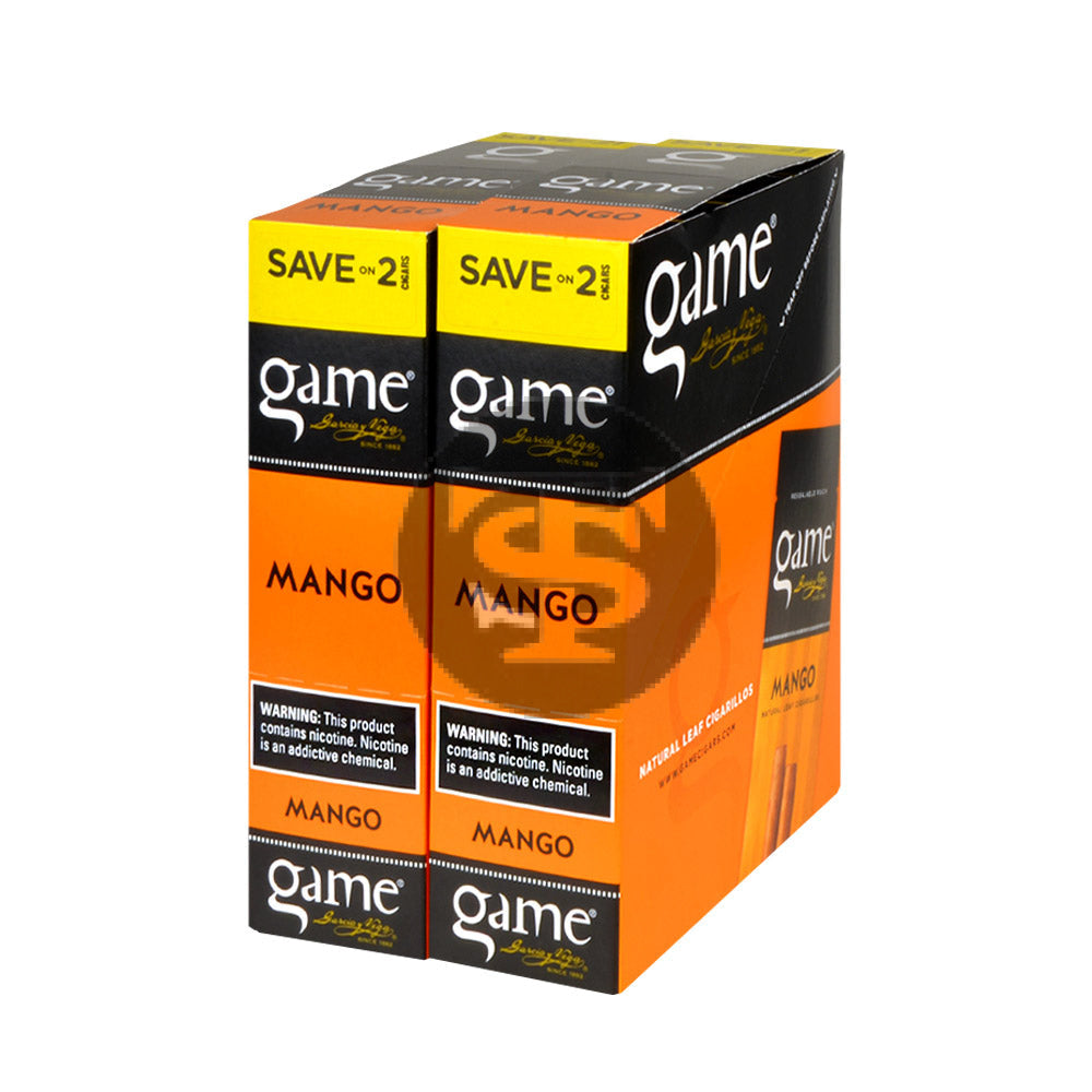 Game Vega Cigarillos Mango Foil 30 Pouches of 2 1