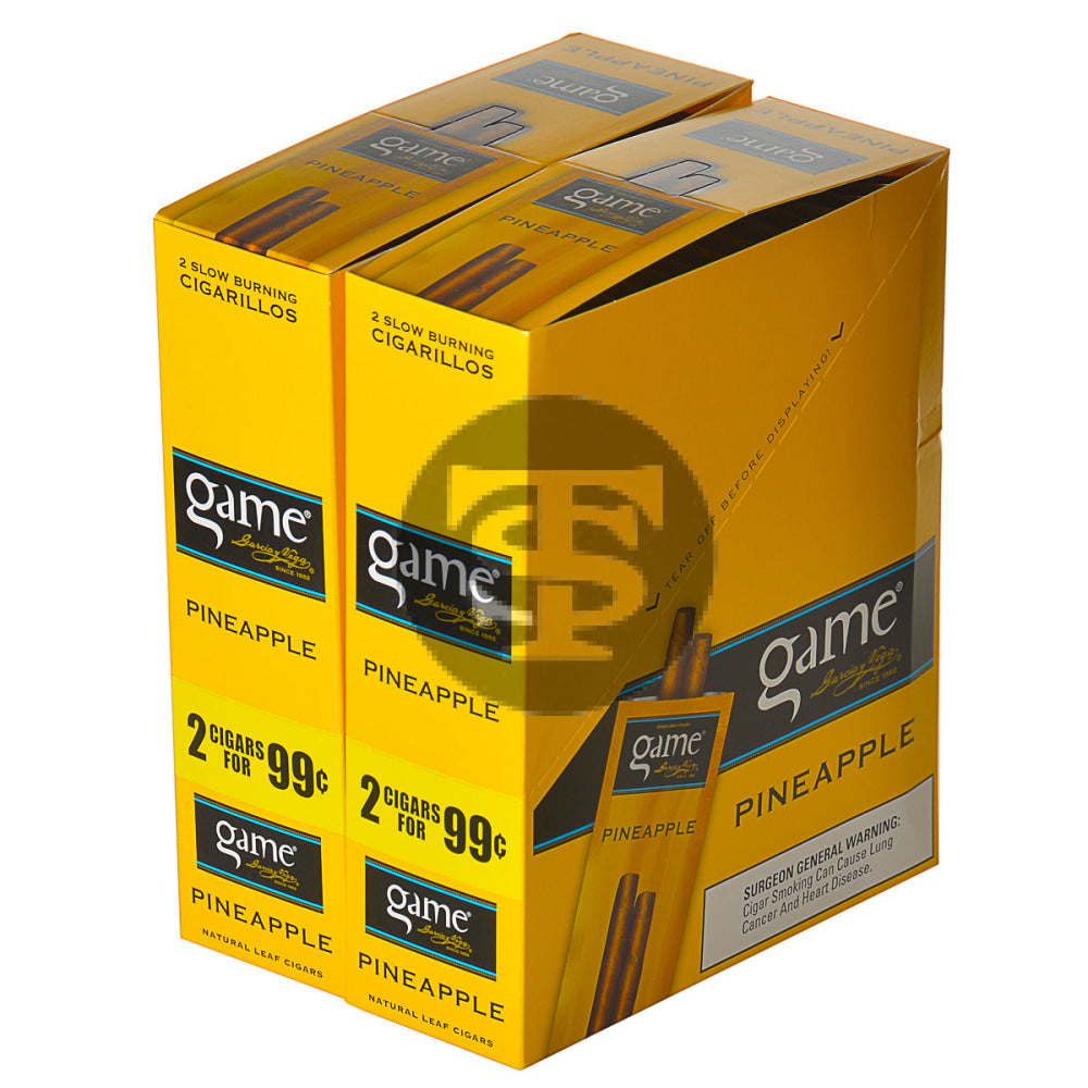 Game Vega Cigarillos Pineapple Foil 2 for 99 Cents 30 Pouches of 2 4