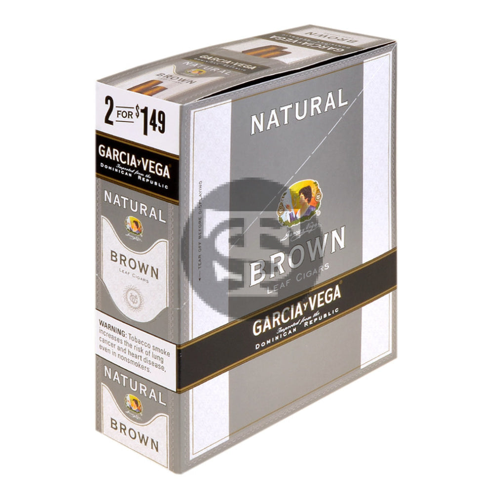 Garcia Y Vega Foil Fresh Cigarillos 1.49 Natural (Brown)15 Pouches of 2