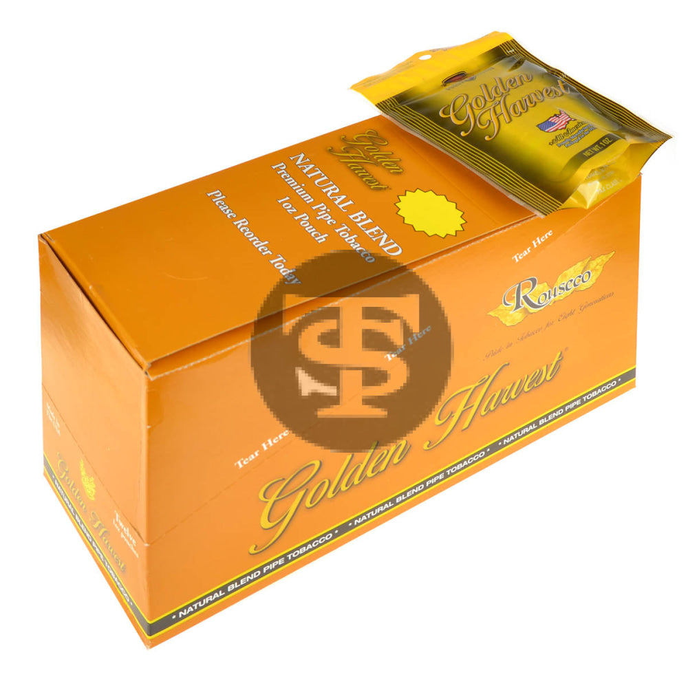 Golden Harvest Natural Blend Pipe Tobacco 1 oz. Pack of 12 1