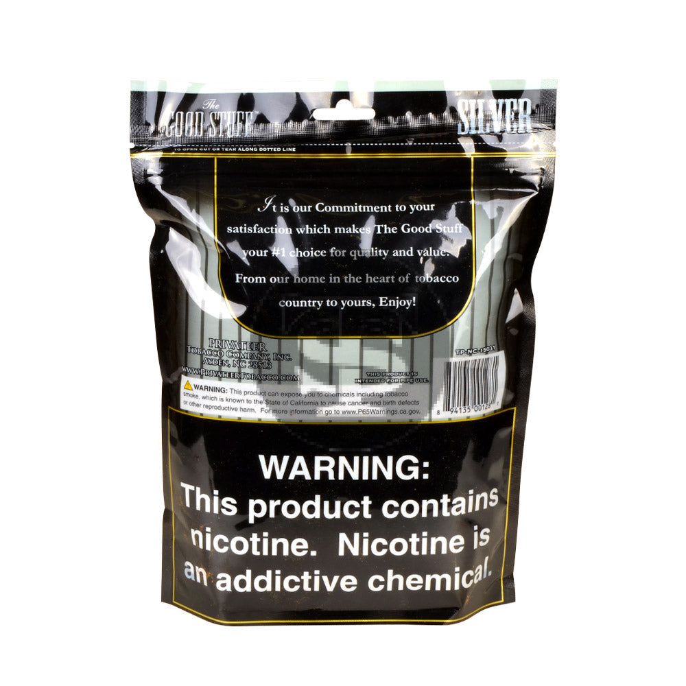 Good Stuff Silver Pipe Tobacco 6 oz. Bag