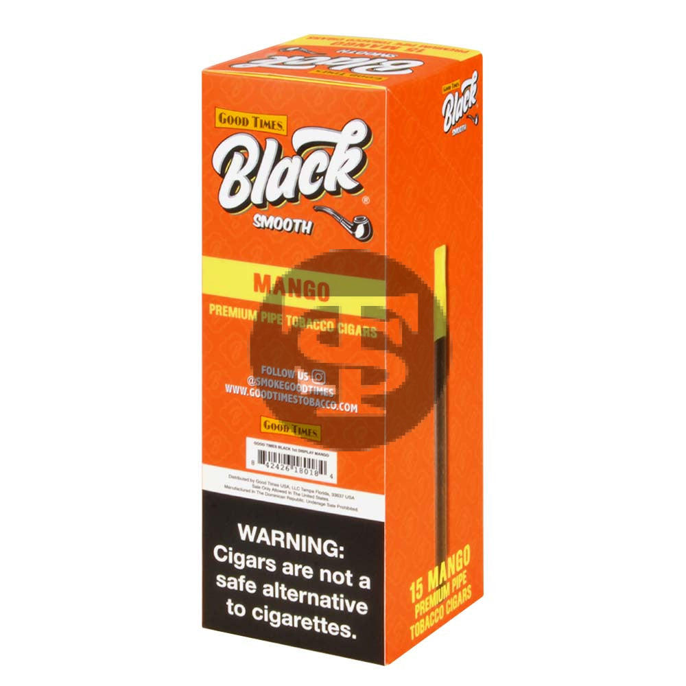 Good Times Black Smooth Mango Cigarillos 15ct