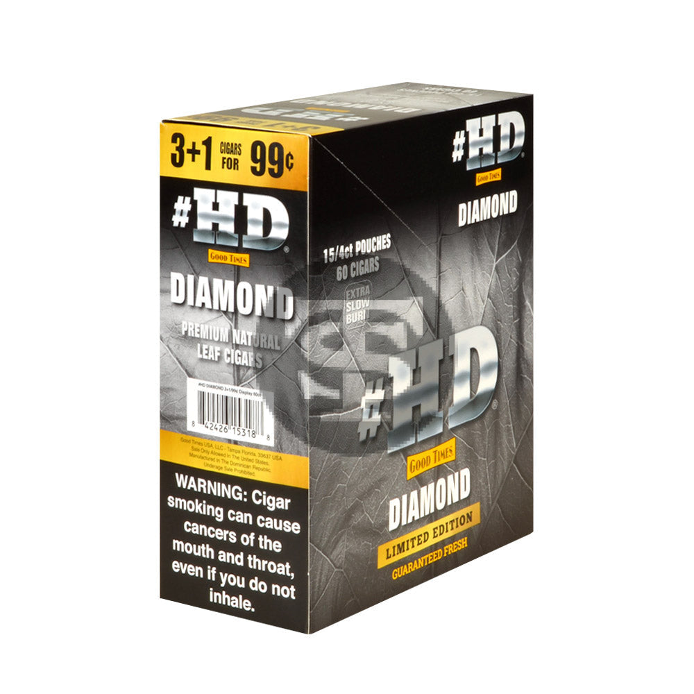 Good Times HD Cigarillos 3+1 For 99c Pack of 60 Diamond 2
