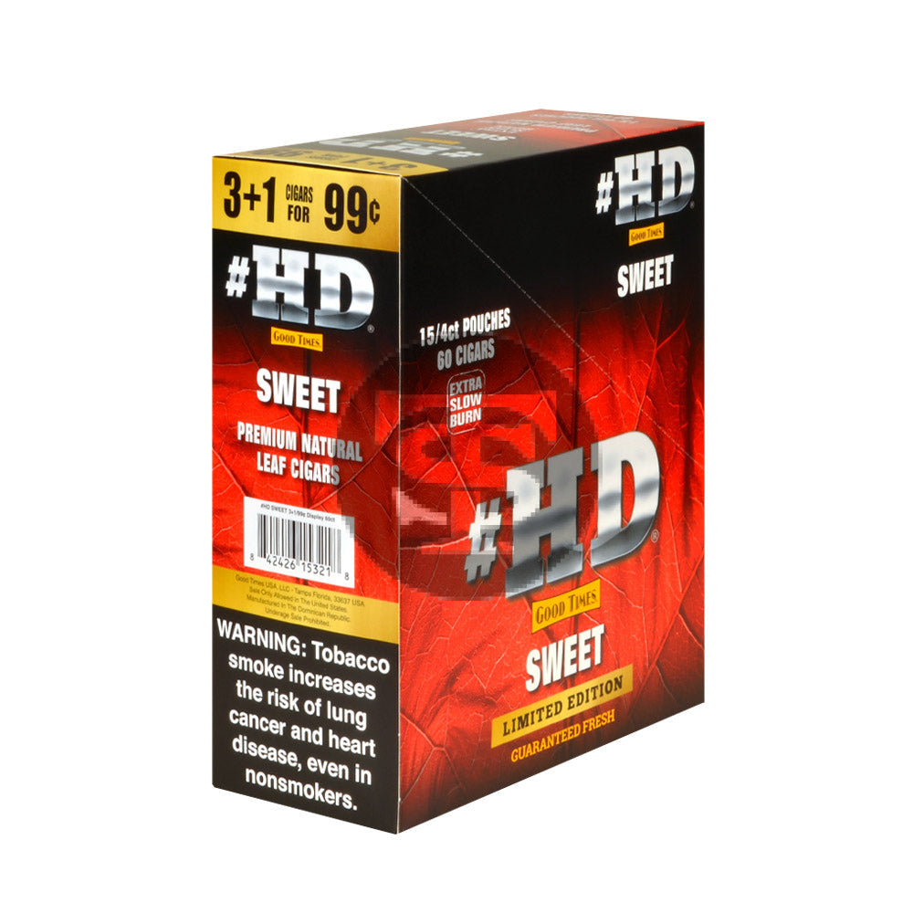 Good Times HD Cigarillos 3+1 For 99c Pack of 60 Sweet 2