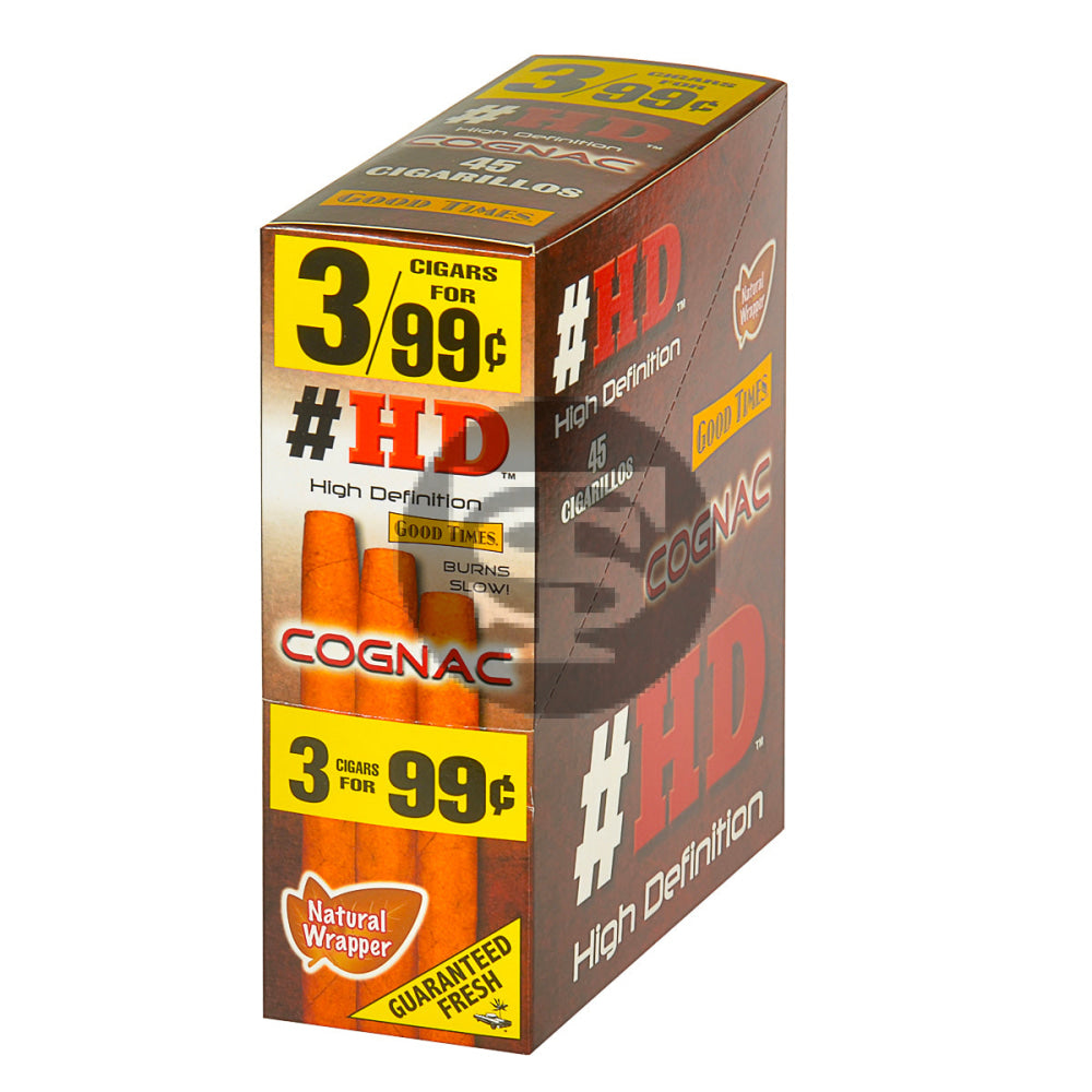 Good Times HD Cigarillos 3 For 99c Cognac 15 Pouches 1