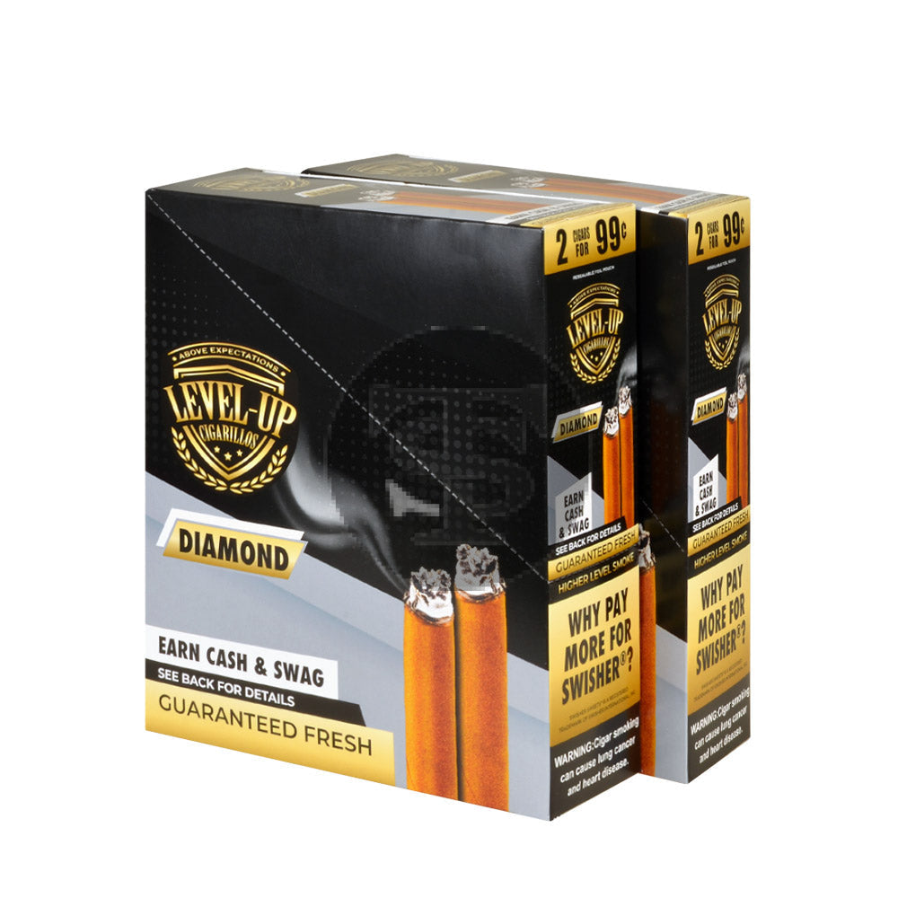 Good Times Level Up Diamond Cigarillos 99c 30 packs of 2