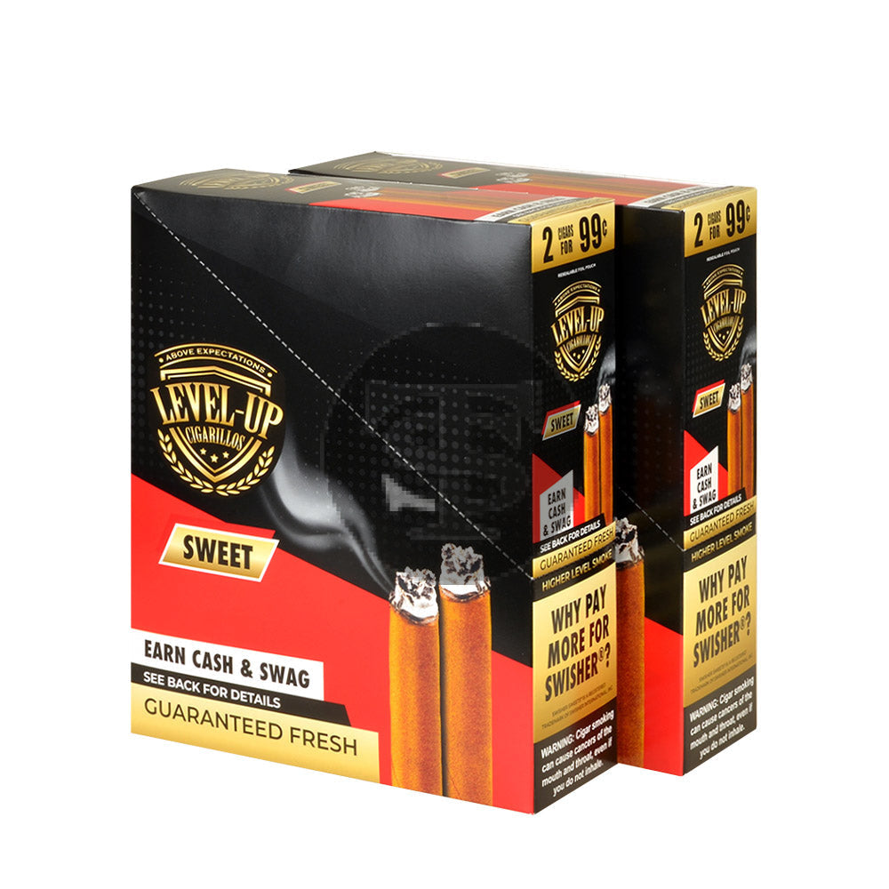 Good Times Level Up Sweet Cigarillos 99c 30 packs of 2