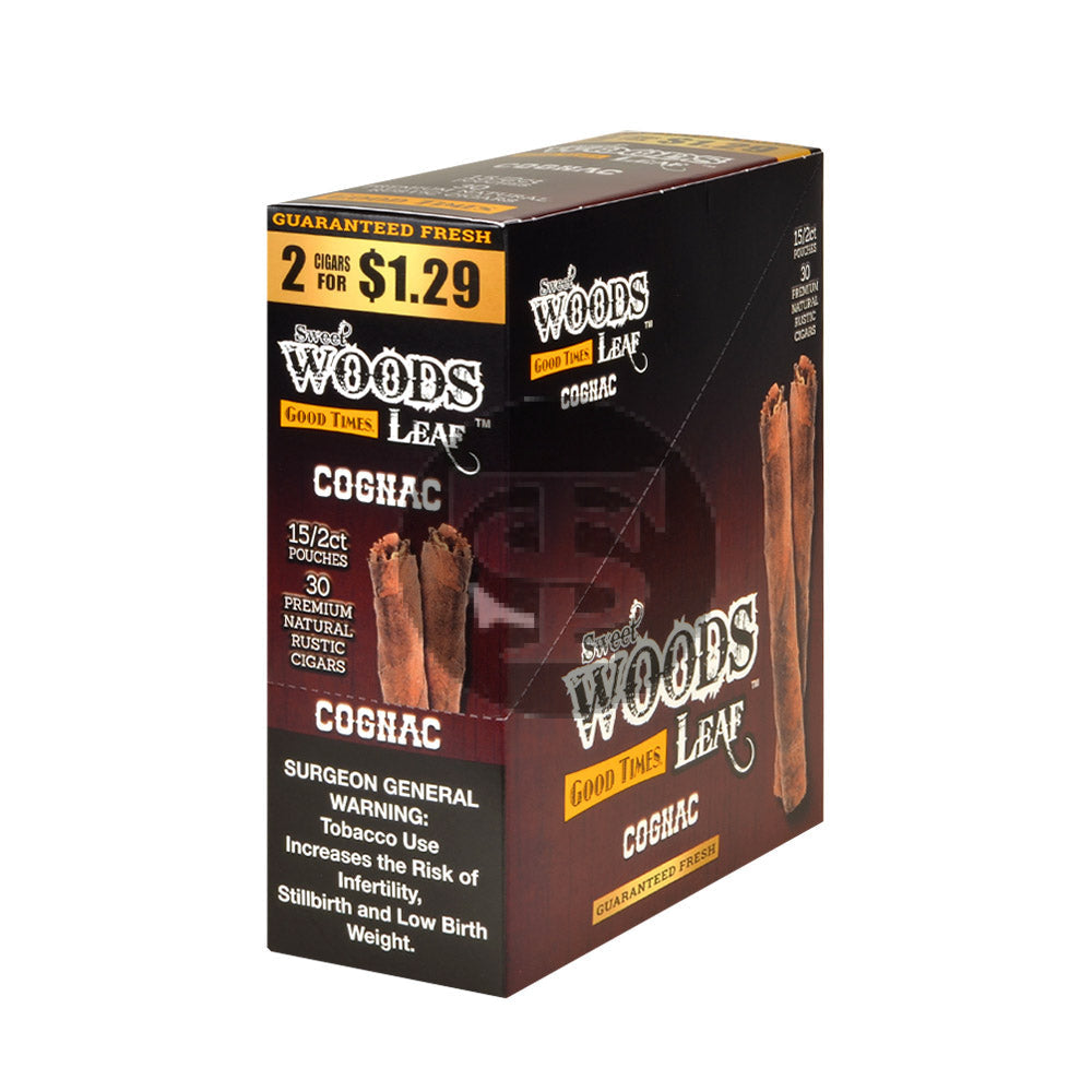 Good Times Sweet Woods 2 For $1.29 Cigarillos 15 Pouches Of 2 Cognac 1