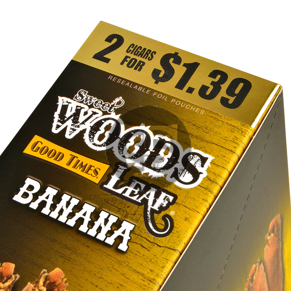 Good Times Sweet Woods 2 For $1.39 Cigarillos 15 Pouches of 2 Banana