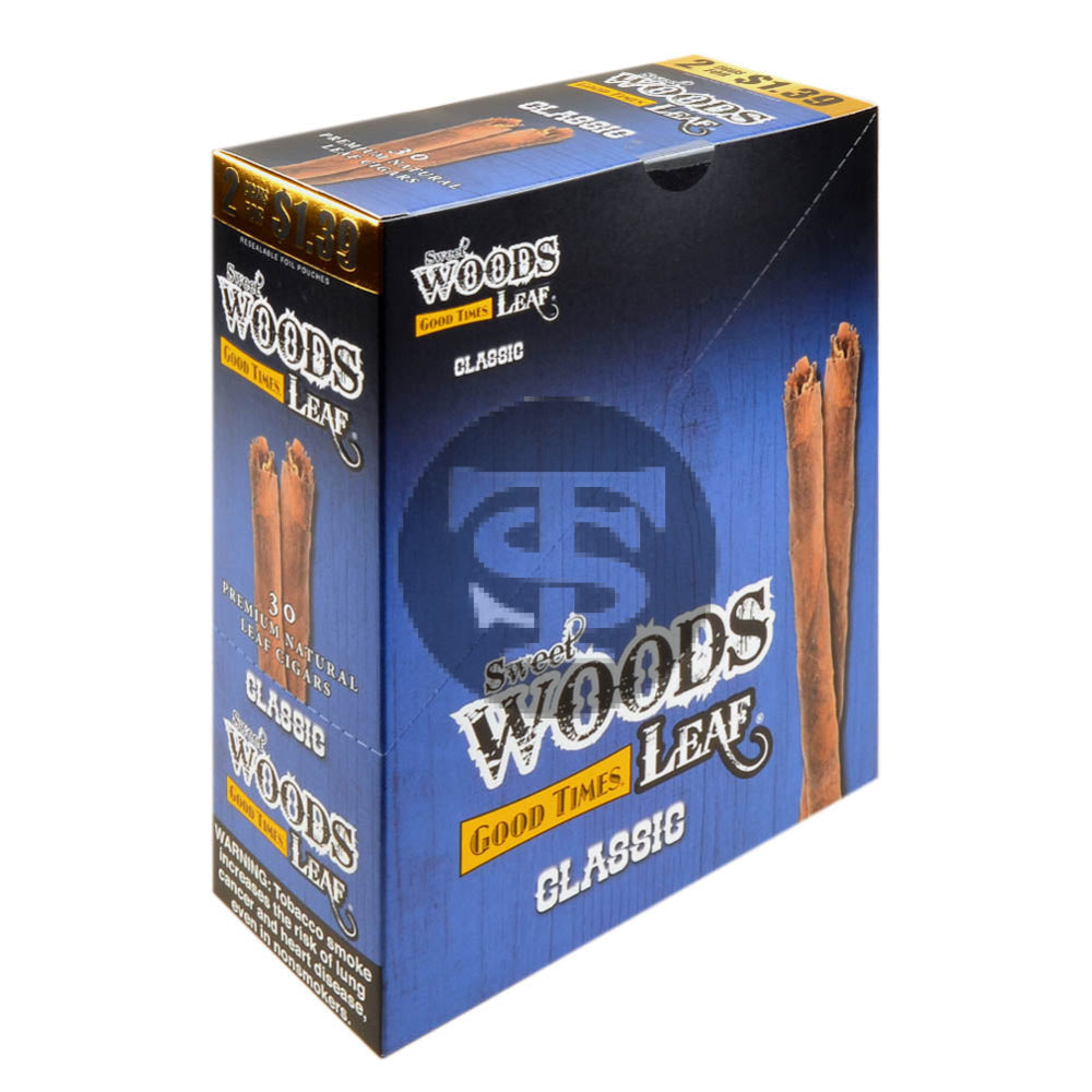 Good Times Sweet Woods 2 For $1.39 Cigarillos 15 Pouches of 2 Classic