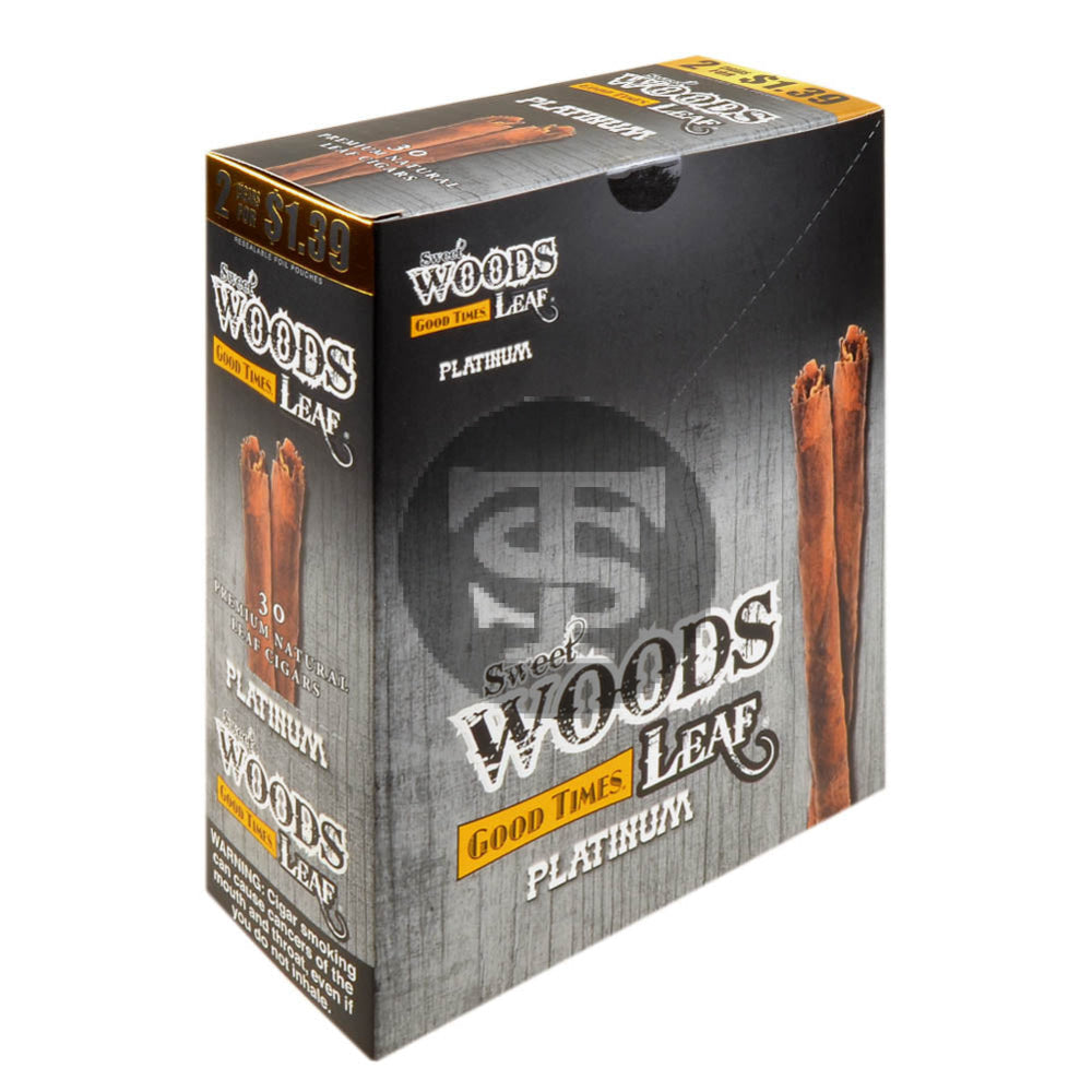 Good Times Sweet Woods 2 For $1.39 Cigarillos 15 Pouches of 2 Platinum