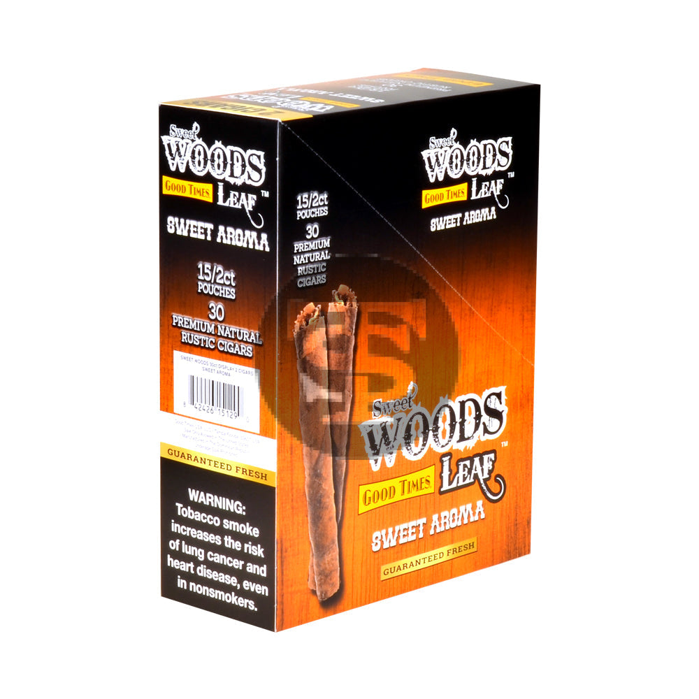 Good Times Sweet Woods cigarillos 15 Pouches of 2 Sweet Aroma 2