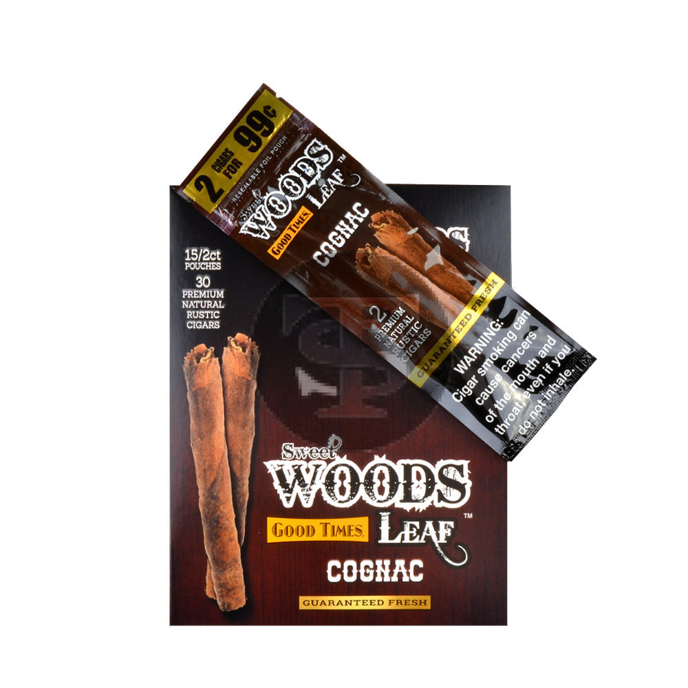 Good Times Sweet Woods Cognac 2/99 Pre Priced 15 Packs of 2 3