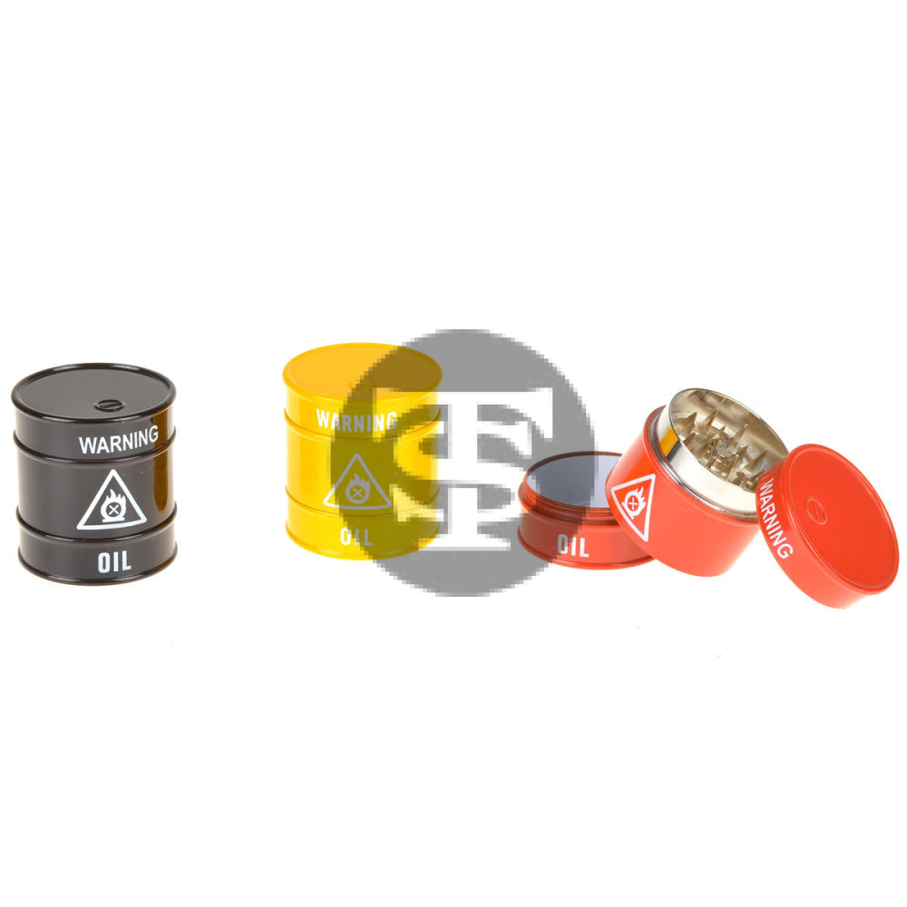 Grinder 40mm 3-part Oil Barrel Metal LSH066 1