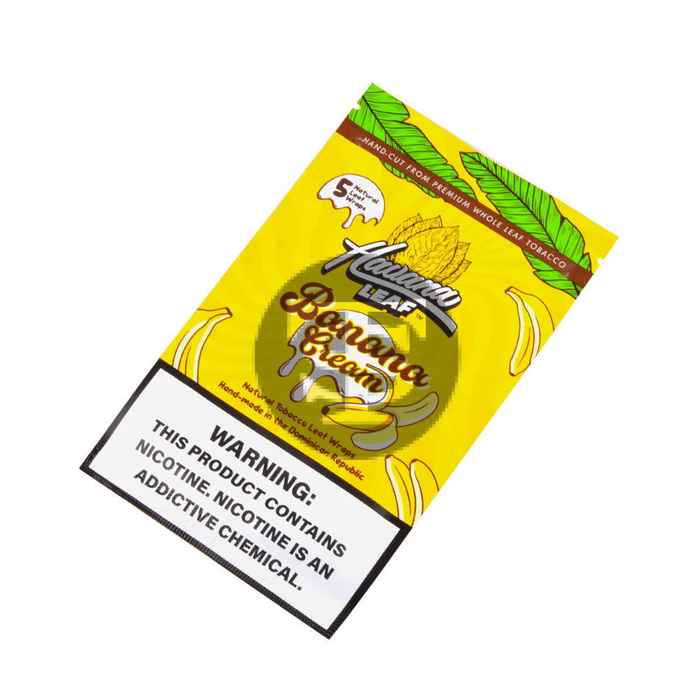 Havana Leaf Natural Tobacco Wrap Banana Cream 8x5pk