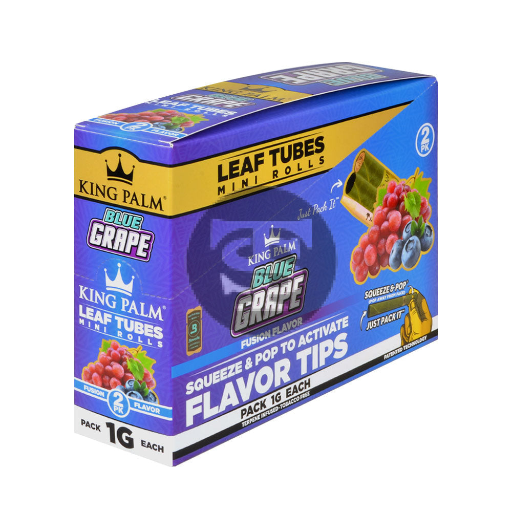 King Palm Rolls Minis Blue Grape 20 Packs of 2