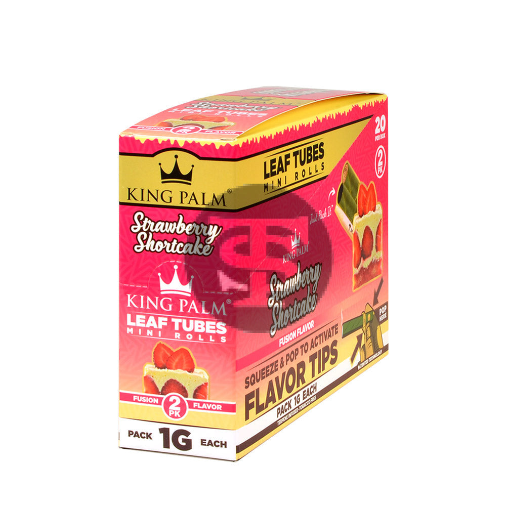 King Palm Rolls Minis Strawberry Shortcake 20 Packs of 2