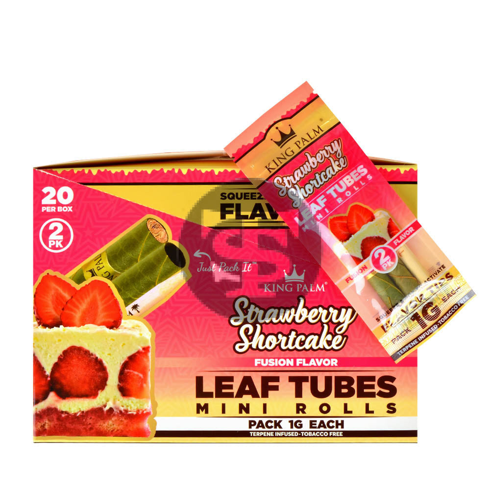 King Palm Rolls Minis Strawberry Shortcake 20 Packs of 2