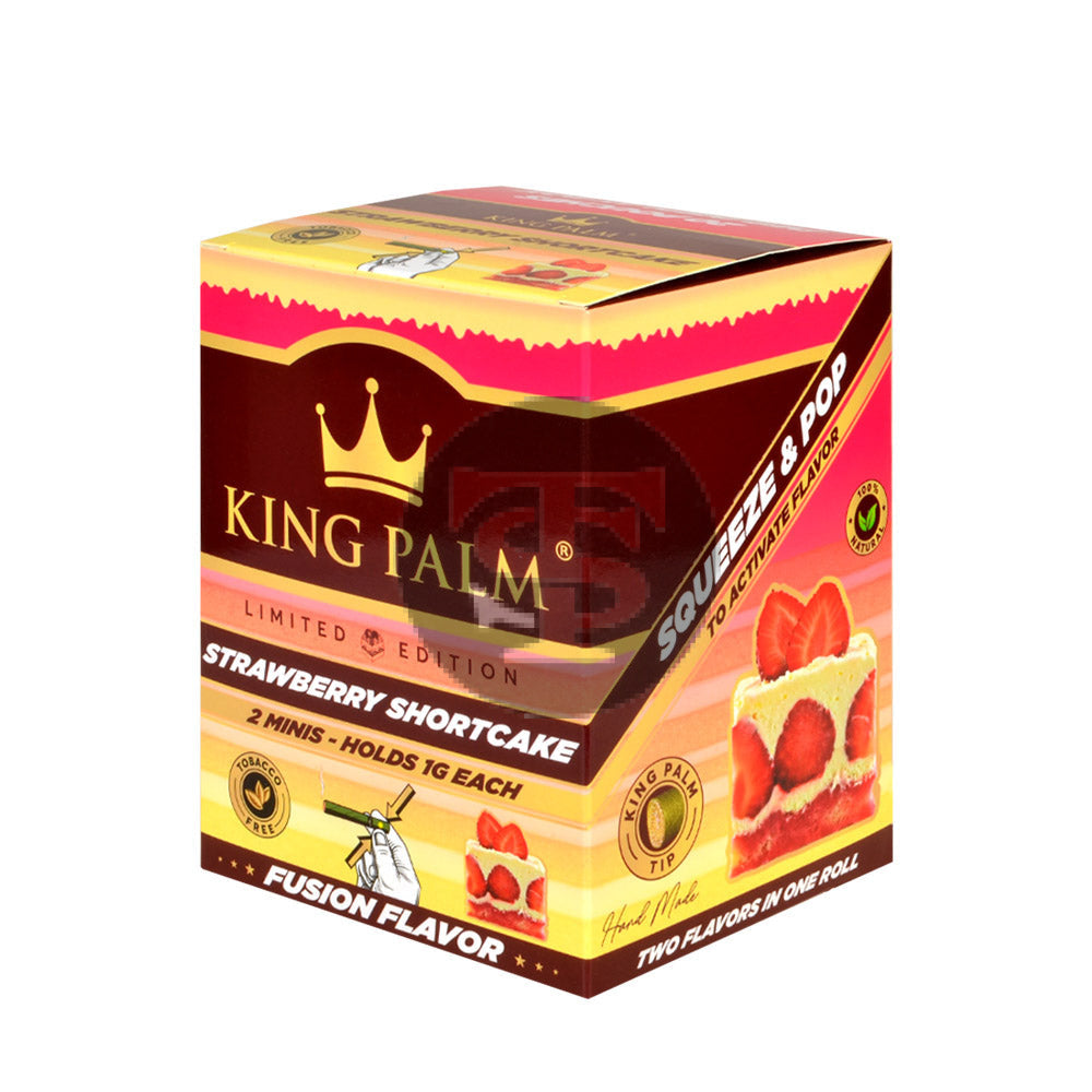 King Palm Rolls Minis Strawberry Shortcake 20 Packs of 2