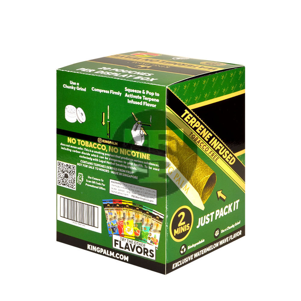King Palm Rolls Minis Watermelon Wave 20 Packs of 2