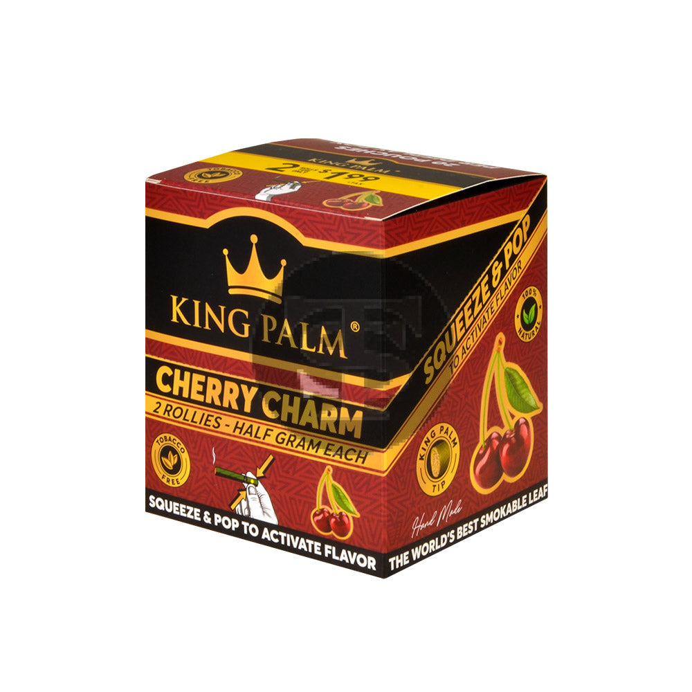 King Palm Rolls Rollies Cherry Charm 20 Packs of 2