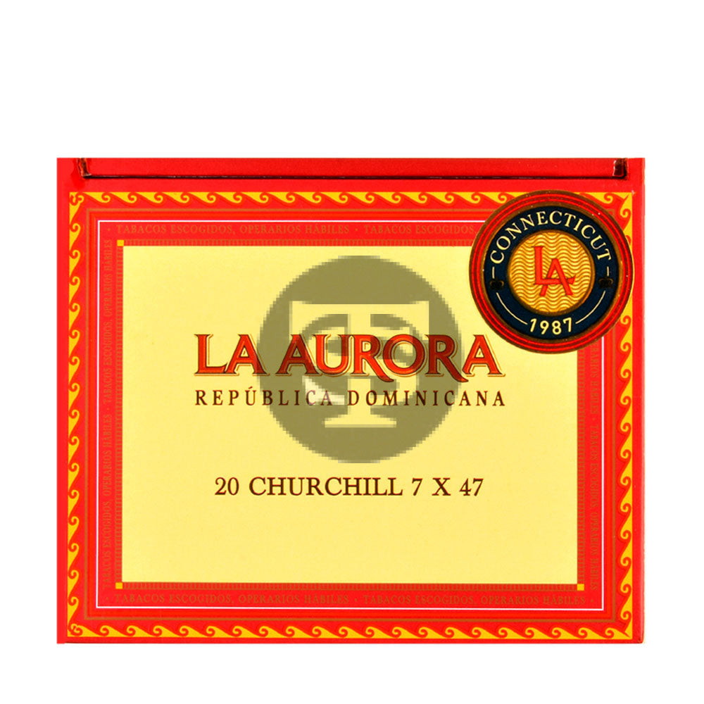 La Aurora 1987 Connecticut Churchill Cigars Box of 20