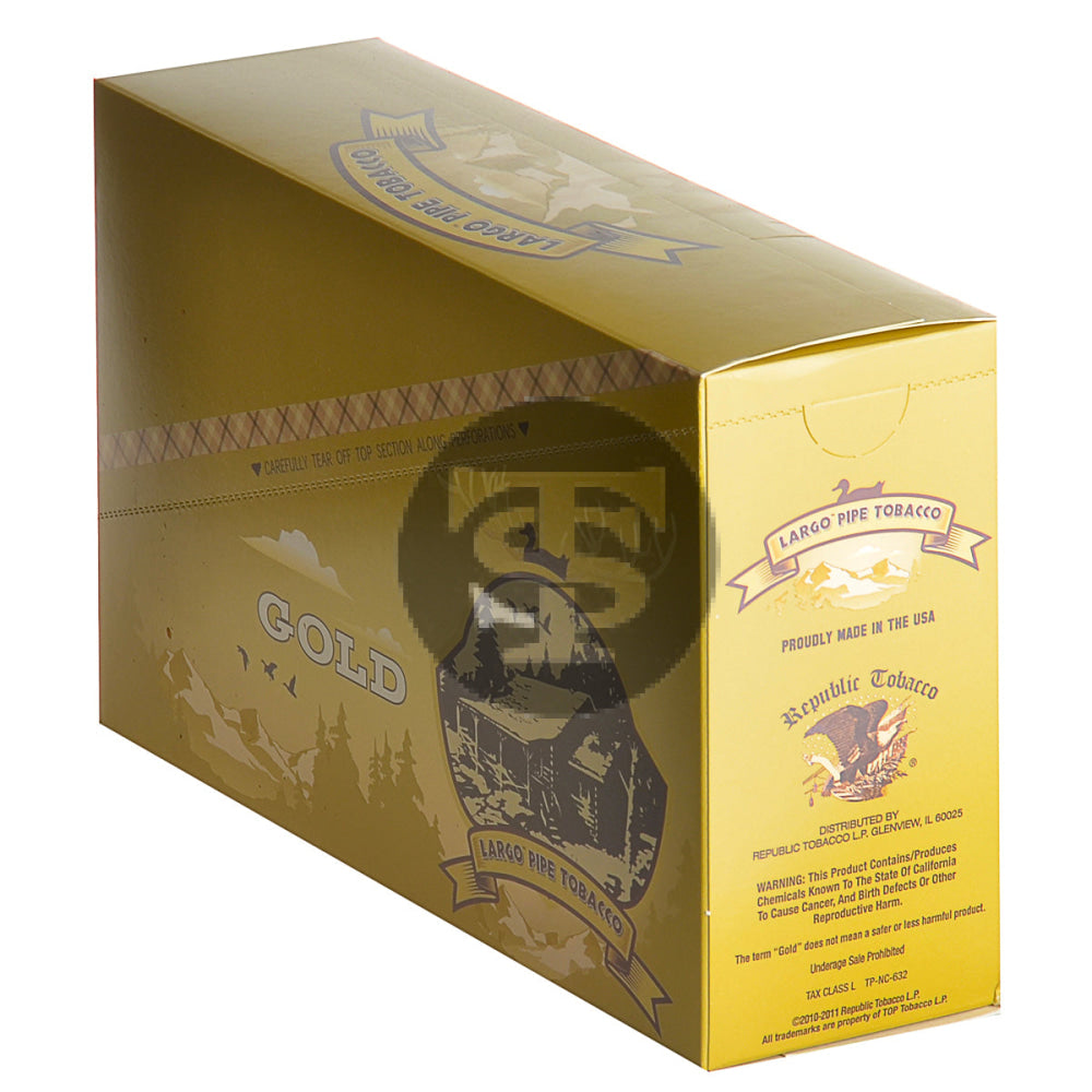 Largo Gold Pipe Tobacco 12 Pouches of 0.75 oz. – Tobacco Stock