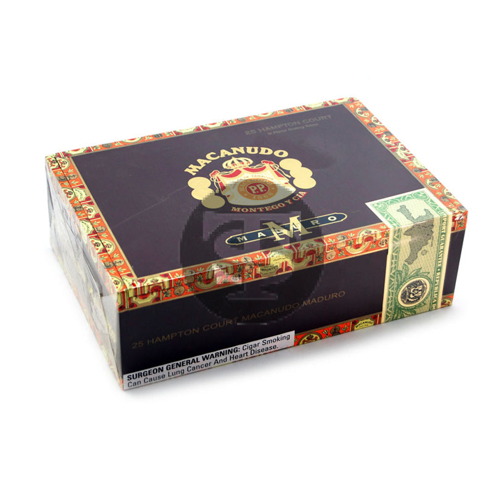 Macanudo Hampton Court Tube Maduro Cigars Box of 25 1
