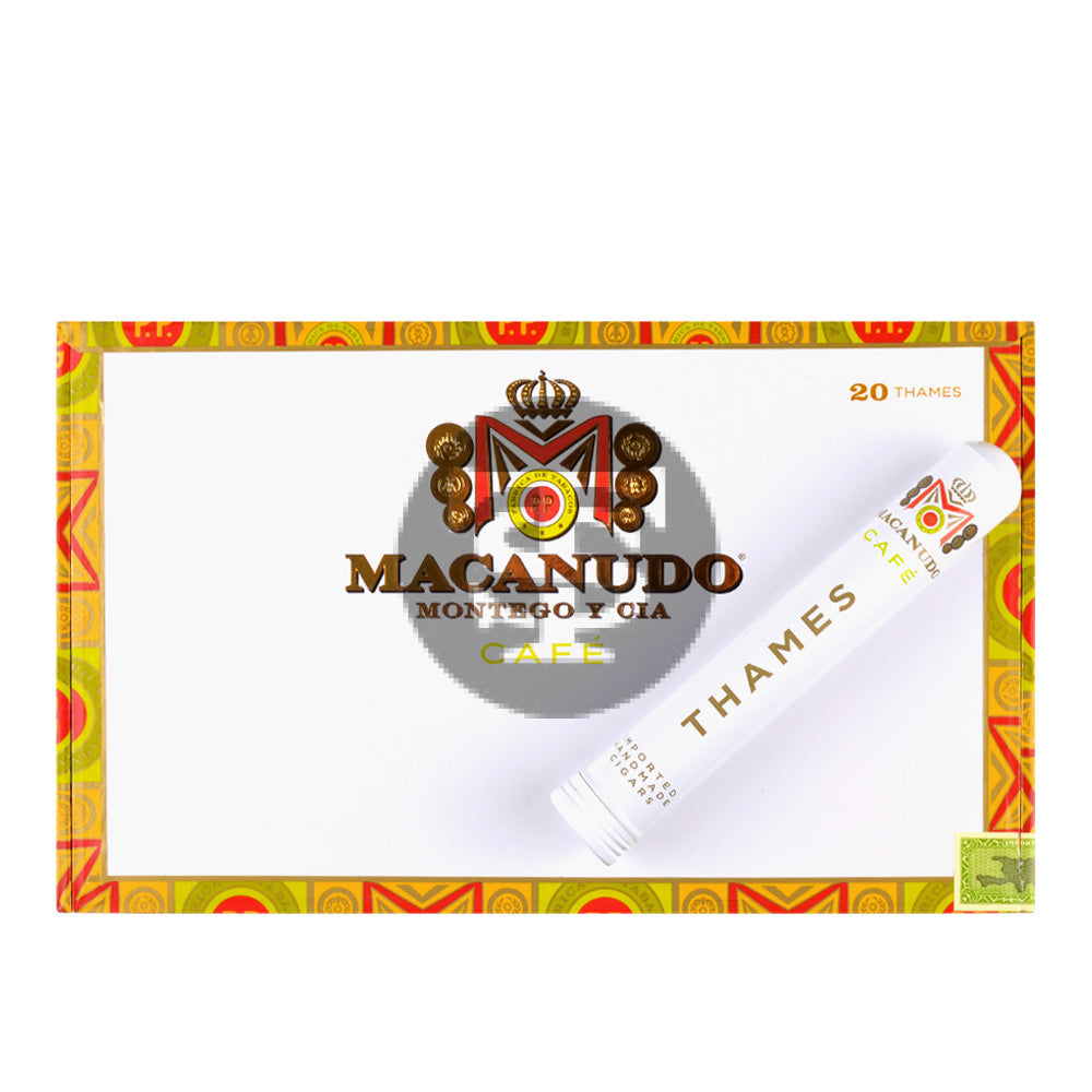 Macanudo Thames Aluminum Tubes Cigars Box of 20