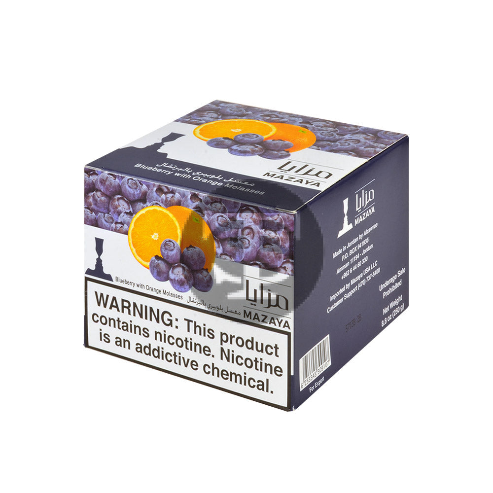Mazaya Hookah Tobacco 250g Blueberry With Orange