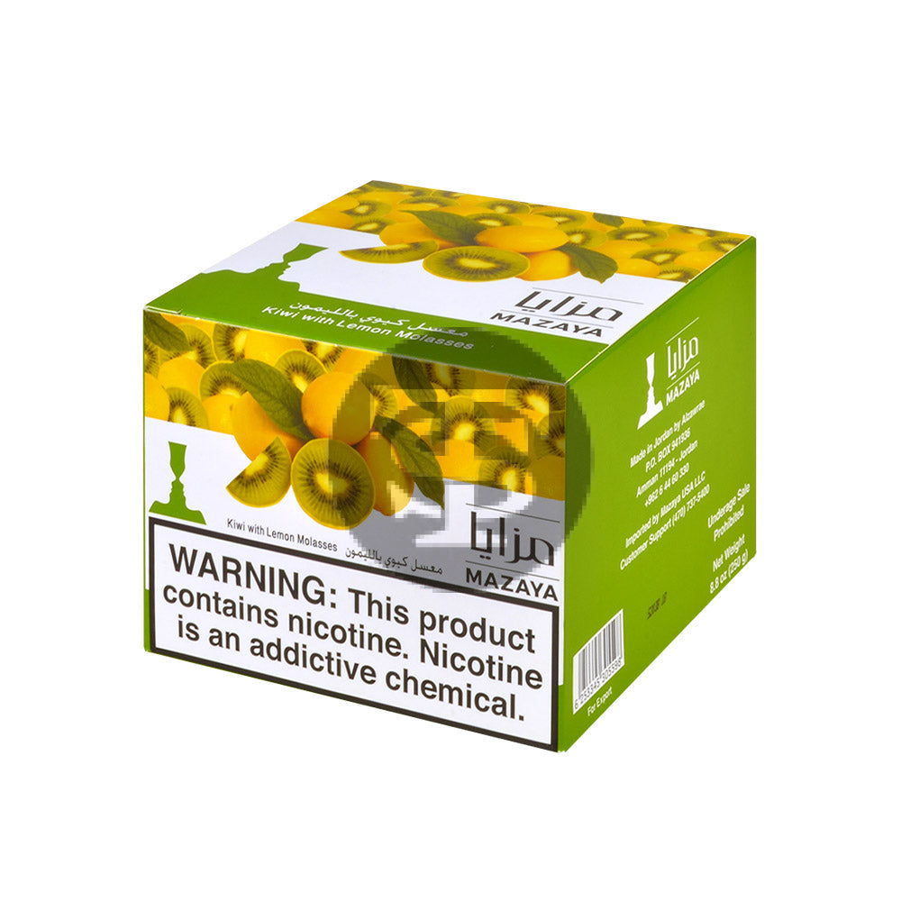 Mazaya Hookah Tobacco 250g Kiwi With Lemon