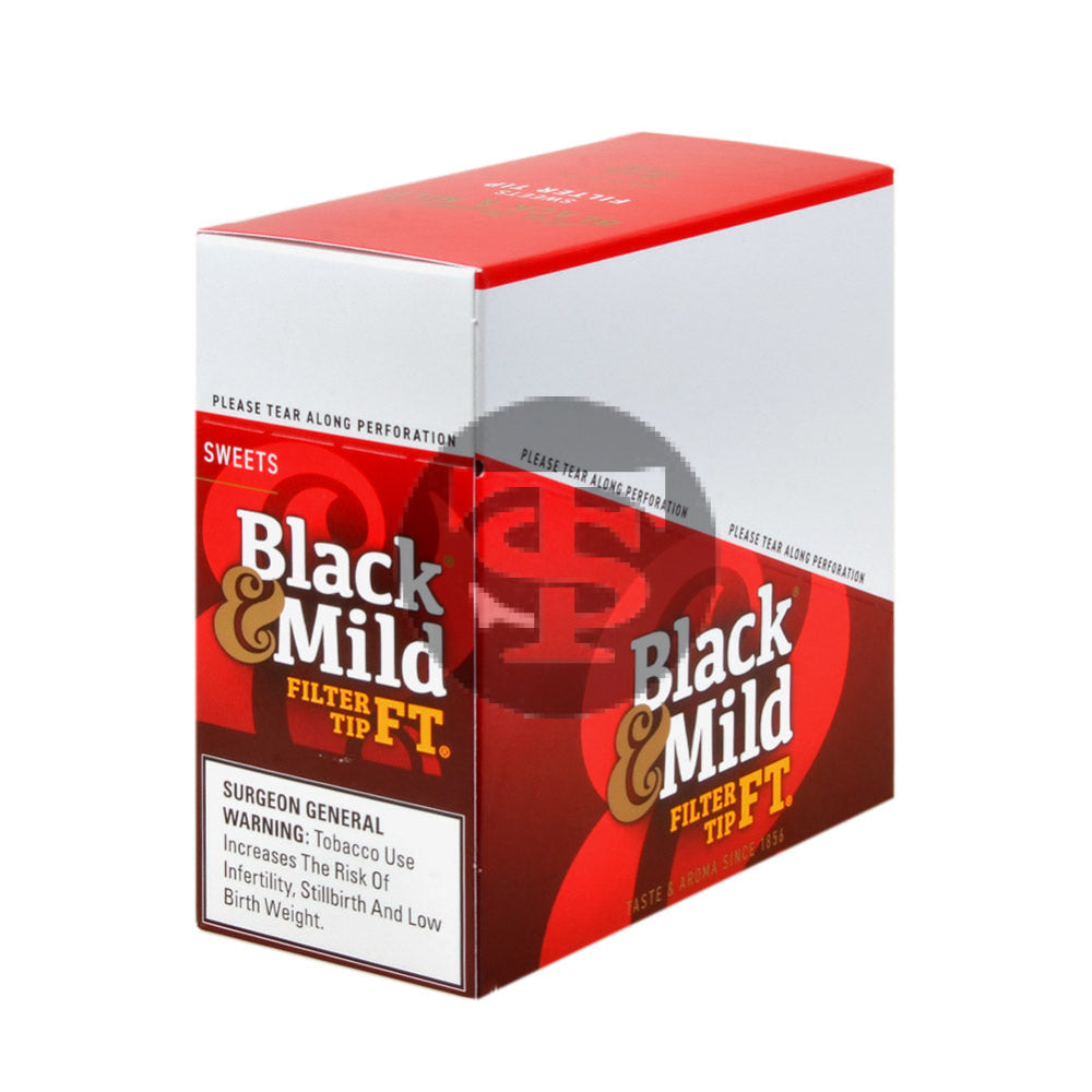 Middleton’s Black & Mild Filter Tip Cigars 10 Packs of 5 Sweet