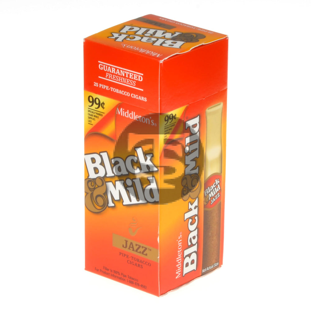 Middleton's Black & Mild Jazz 99 Cents Box of 25 Cigars 1