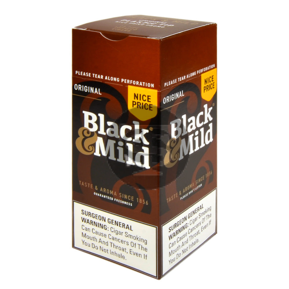 Middleton’s Black & Mild Nice Price Original Plastic Tip Box of 25 Cigars