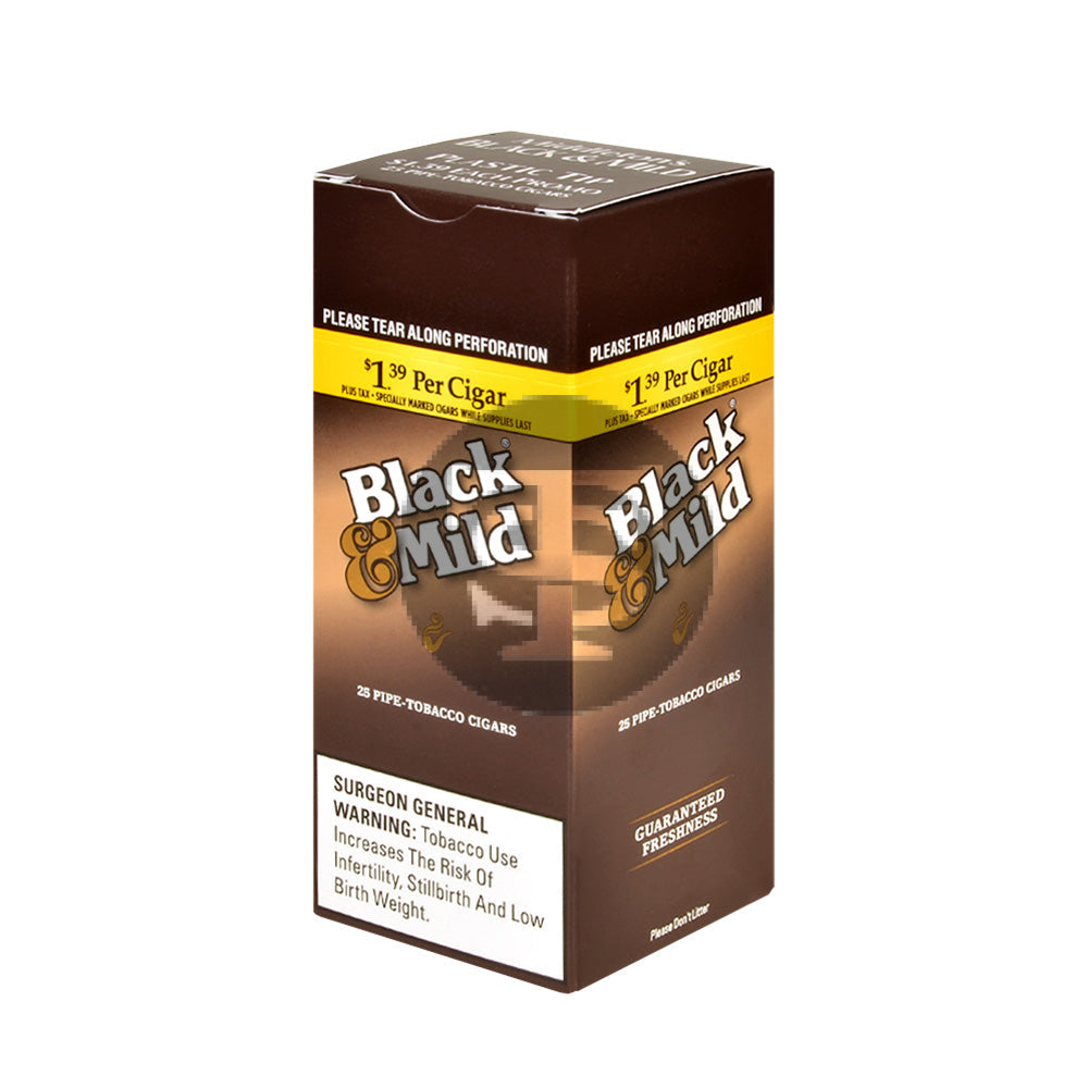 Middleton’s Black & Mild Regular $1.39 Box of 25 Cigars