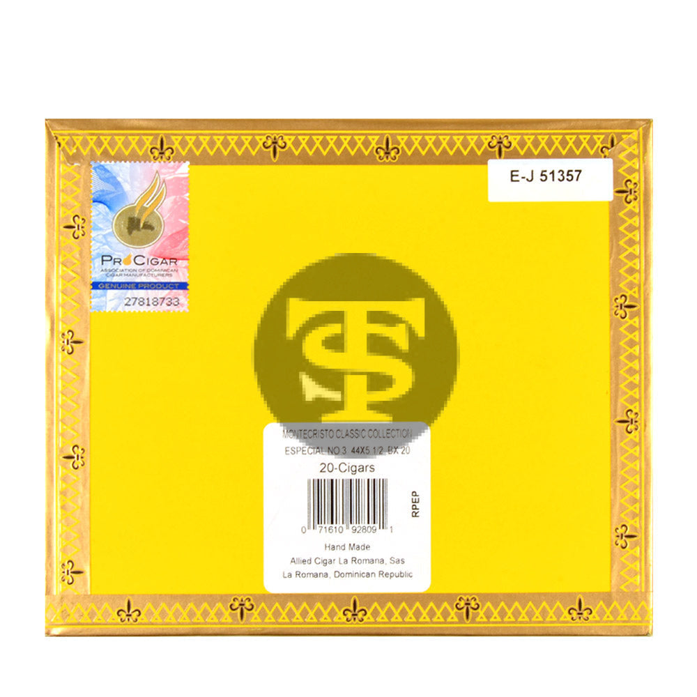Montecristo Classic Collection No. 3 Cigars Box of 20
