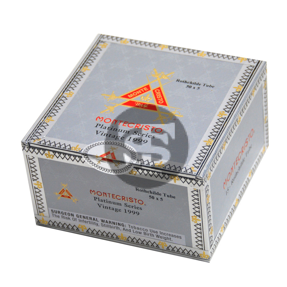 Montecristo Platinum Series Rothchilde 50 √ó 5 Tube Premium Cigars Box of 15 1