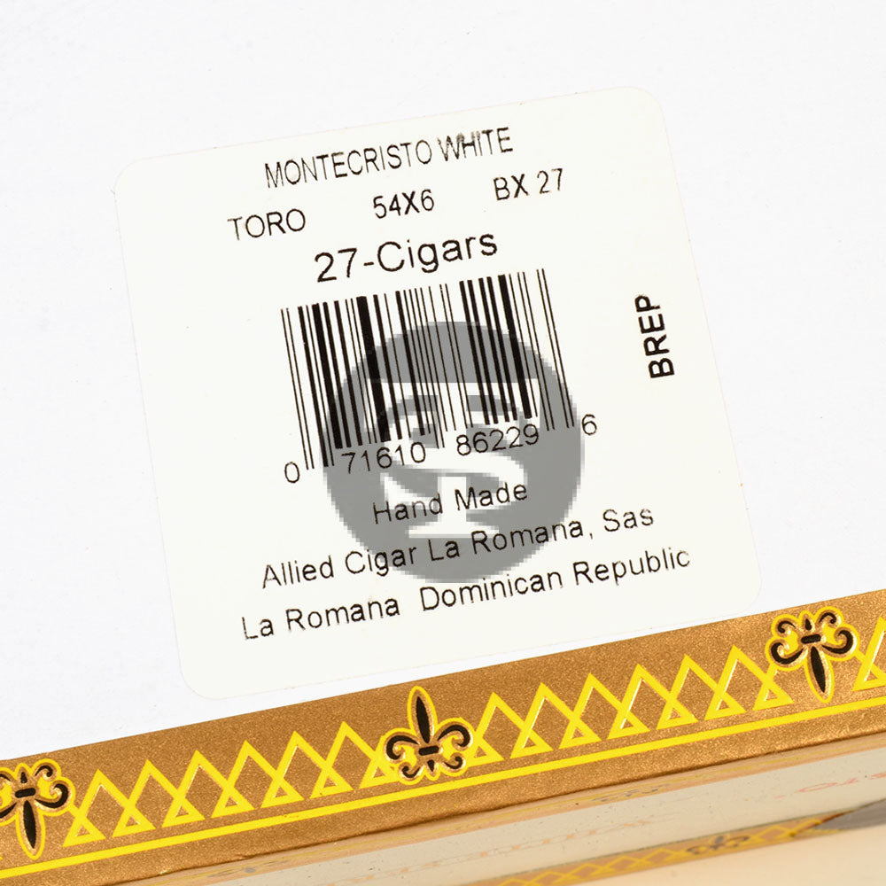 Montecristo White Series Toro Premium Cigars Box of 27