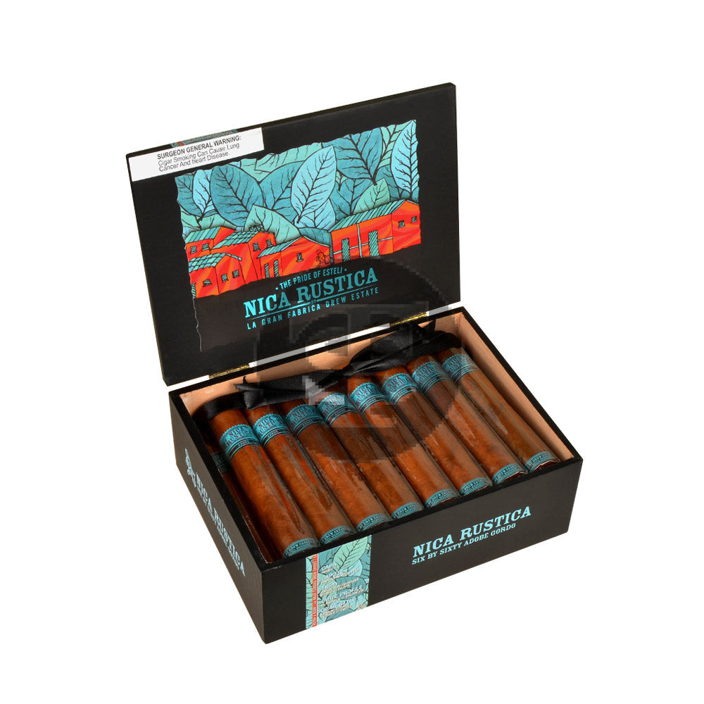 Nica Rustica Adobe Gordo Cigars Box of 25