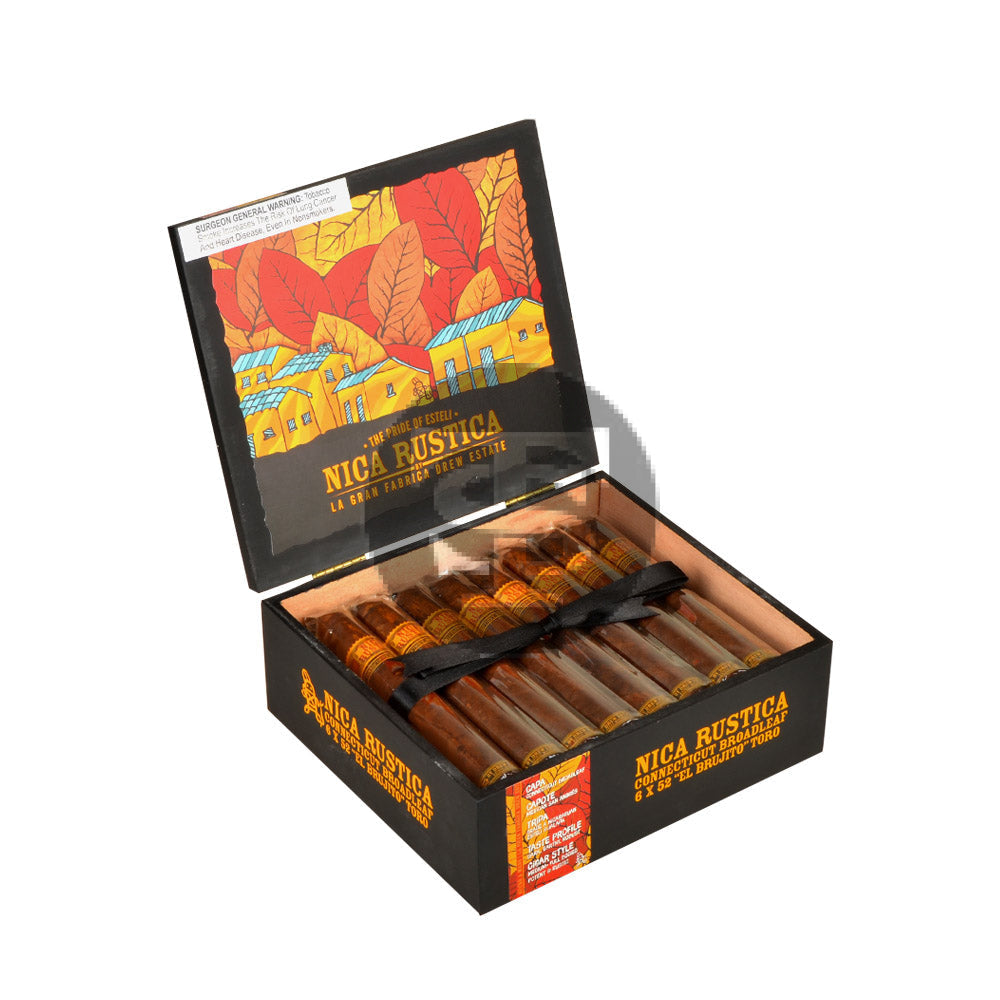 Nica Rustica El Brujito Toro Cigars Box of 25