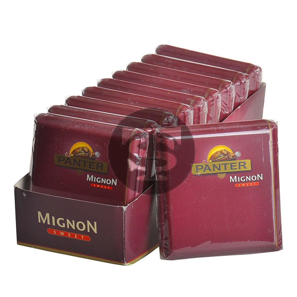 Panter Mignon Deluxe Sweet Cigars 10 Tins of 20 1