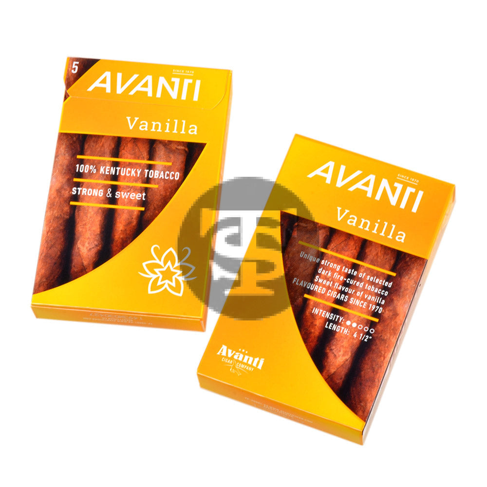 Parodi Avanti Vanilla Flavored Cigars 10 Packs of 5