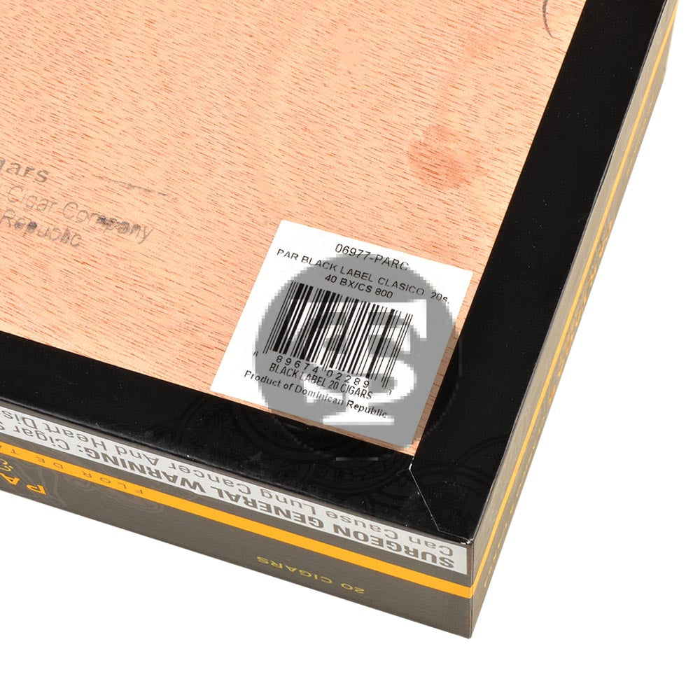Partagas Black Label Classico Cigars Box of 20 4