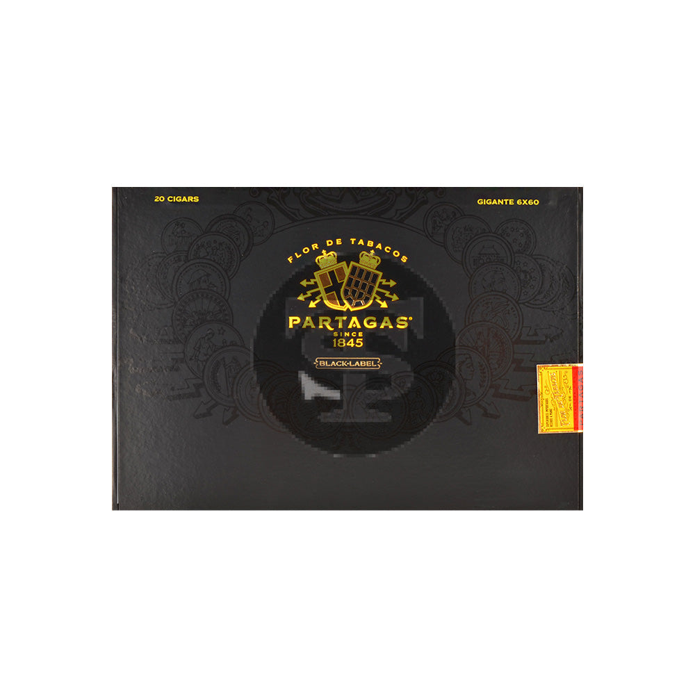 Partagas Black Label Gigante Cigars Box of 20 2