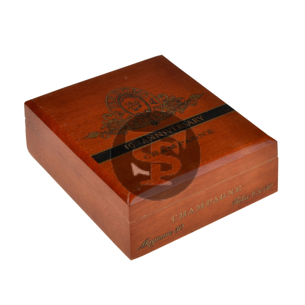 Perdomo 10th Anniversary Magnum Tubo Champagne Cigars Box of 12 1