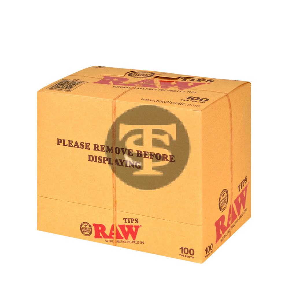 RAW Filter Tips Pre-Rolled in Tins Pack of 6 2
