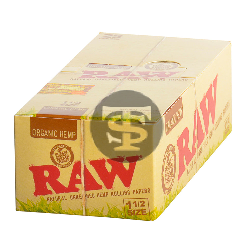 RAW Organic Papers 1 1/2 Pack fo 25 3
