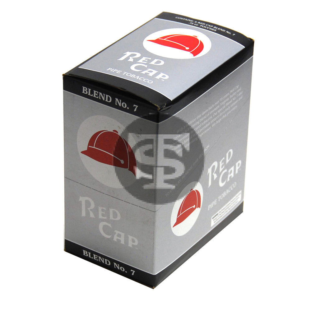 Red Cap No 7 Pipe Tobacco 6 Pouches of 0.75 oz. 1