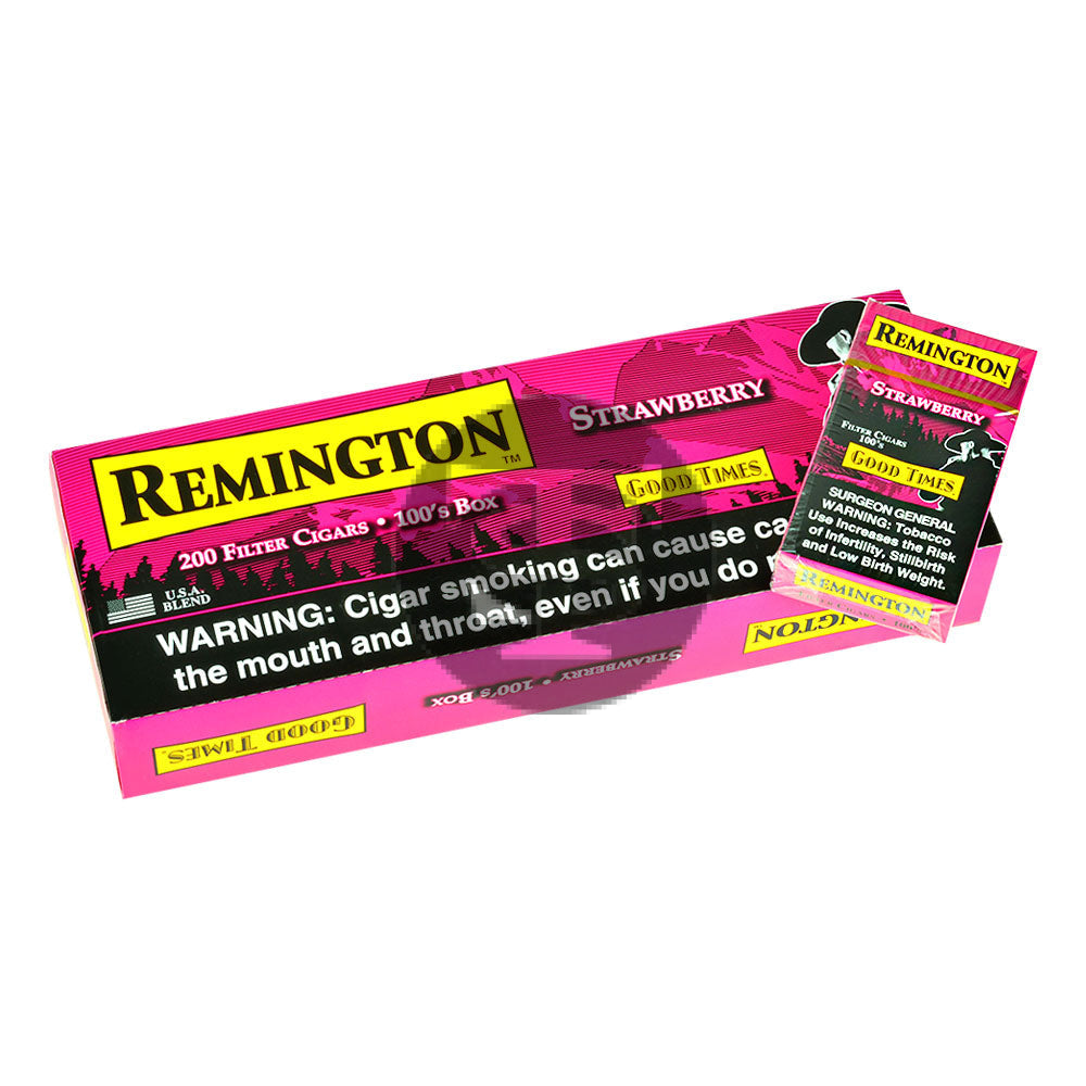 Remington Strawberry Filtered Cigars 10 Packs of 20